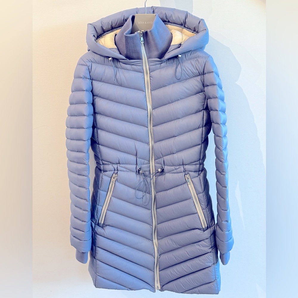 Soia & Kyo Blue Puffer Jacket